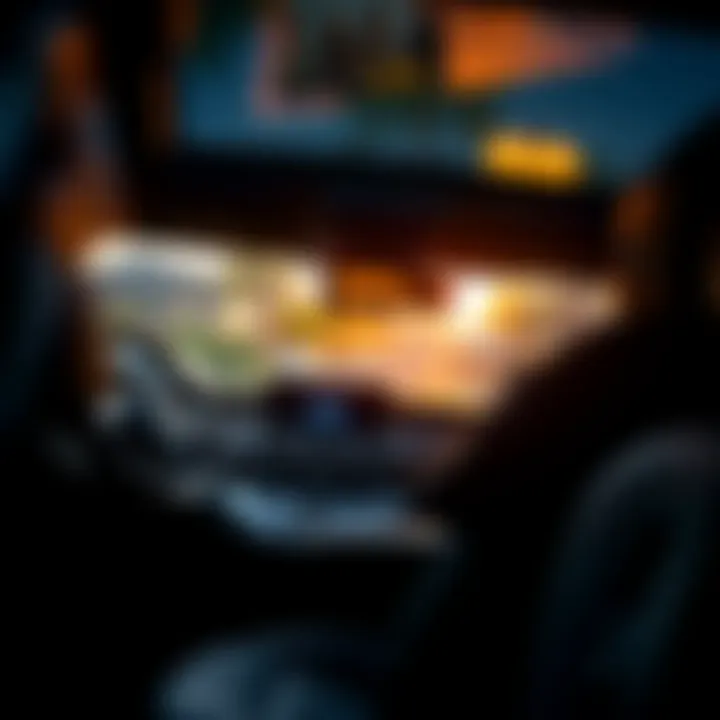 Interior view of a Mercedes-Benz vehicle showcasing luxury