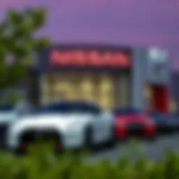 Nissan dealership exterior in Sterling Heights