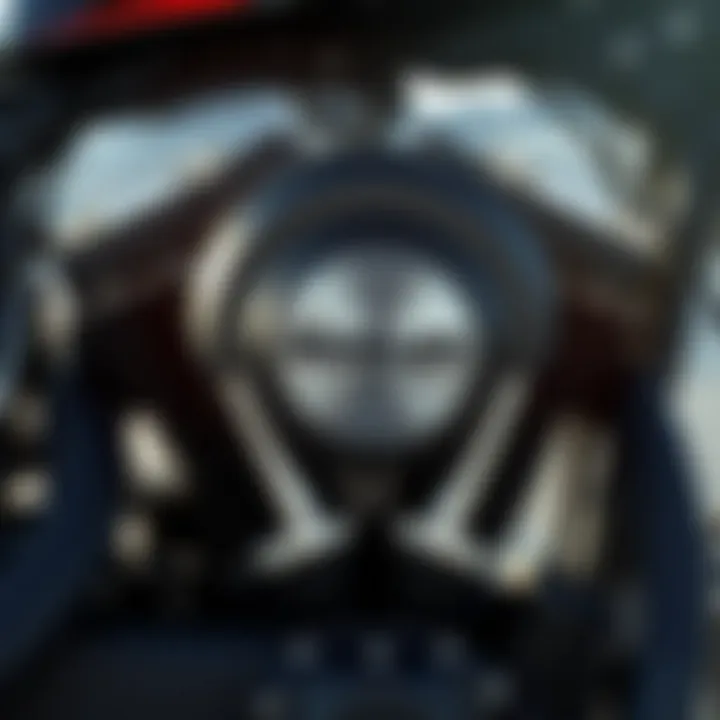 Engine details of the 2013 Harley Sportster 883