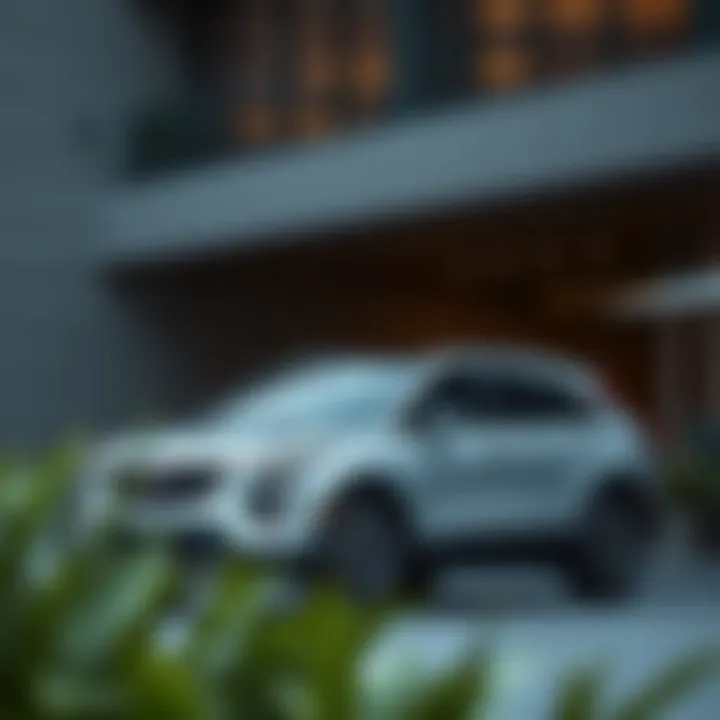 Elegant exterior design of the 2018 Cadillac Crossover