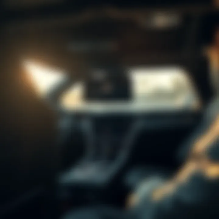 Luxurious interior showcasing cutting-edge technology