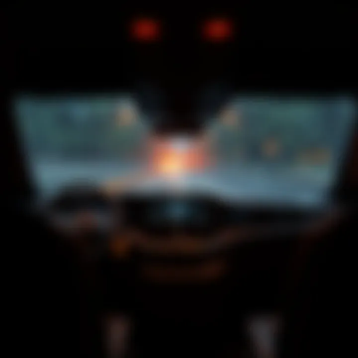 Dashboard featuring advanced technological interfaces in the van