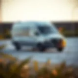 Exterior view showcasing the modern design of the 2020 Mercedes Sprinter Van