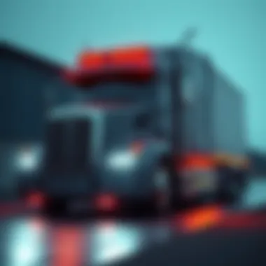 Engineering Marvels in the Trucking Industry An innovative big truck showcasing advanced engineering features