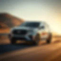 Dynamic exterior of a high-speed third-row SUV