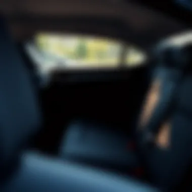 Comfort Redefined: Rear Seating Experience Spacious rear seating area of the Jetta S