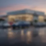 A scenic view of used car dealerships in Lake Worth, FL