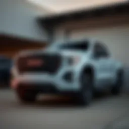 Sleek exterior design of the new GMC truck