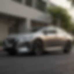 Exterior view of the Nissan Lihue showcasing its sleek design