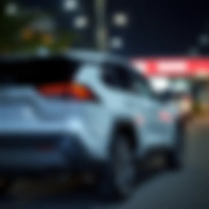 Consumer feedback display on the Toyota RAV4 Prime's features and reviews