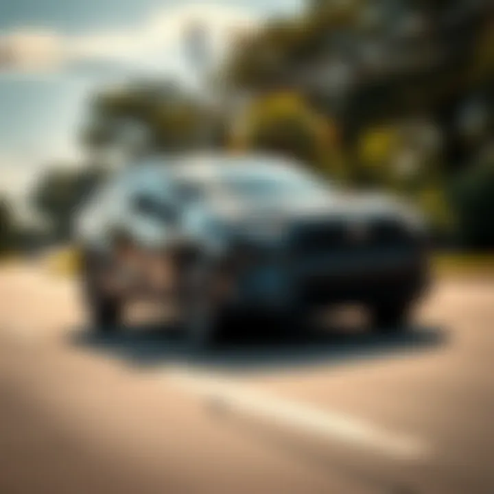 Toyota RAV4 Prime in action on a Texas road featuring hybrid performance