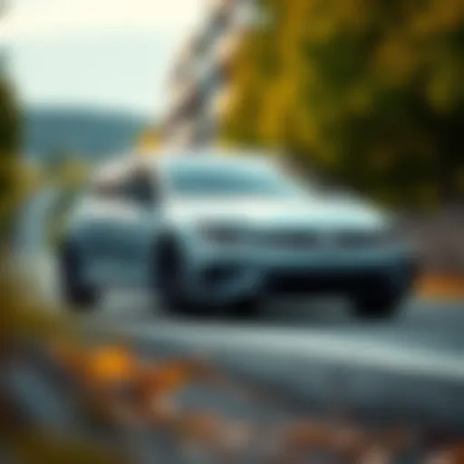 Sleek design of the 2022 GTI showcasing its aerodynamic features