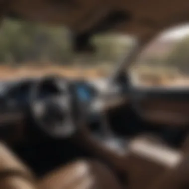 Interior of the Subaru Outback highlighting comfort and technology