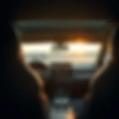 Interior view of Subaru XT Touring highlighting advanced technology features