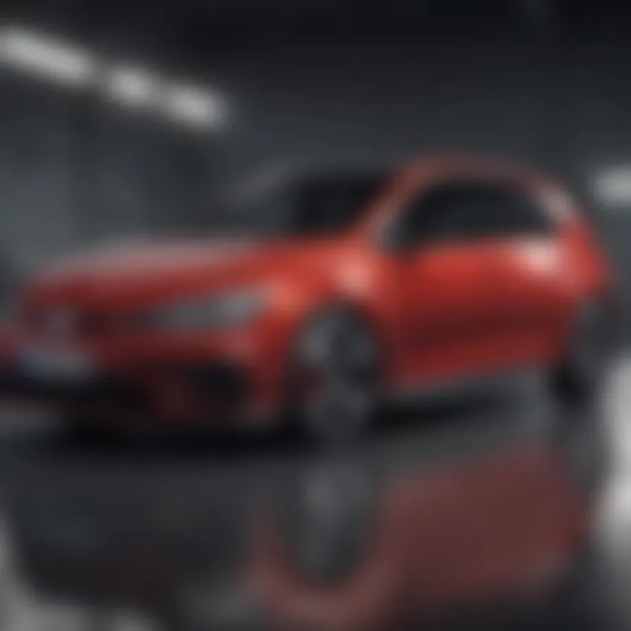A sleek view of the Volkswagen GTI showcasing its aerodynamic design