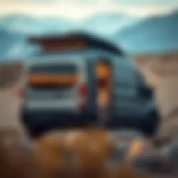 Exterior view of the Winnebago Solis van showcasing its sleek design