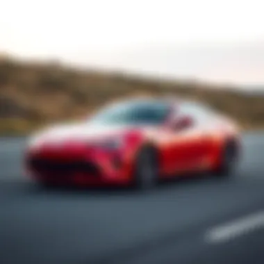 Toyota 86 Automatic in the Coupe Market Landscape Toyota 86 Automatic parked in a competitive coupe setting