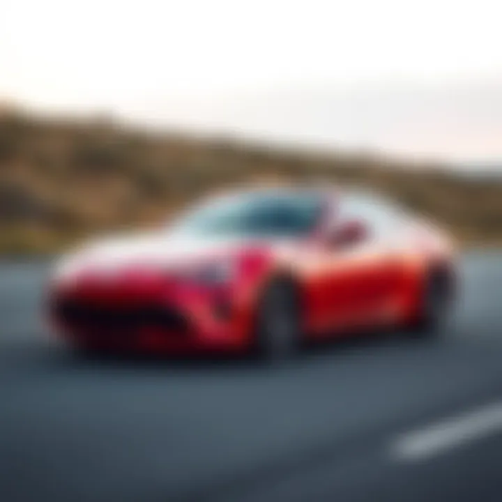 Toyota 86 Automatic in the Coupe Market Landscape Toyota 86 Automatic parked in a competitive coupe setting