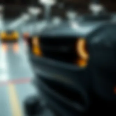 Performance Features of the Dodge Challenger Close-up of a Dodge Challenger's performance specifications
