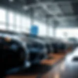 A selection of used Subaru vehicles showcased in a Boise dealership