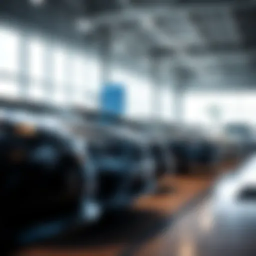 A selection of used Subaru vehicles showcased in a Boise dealership