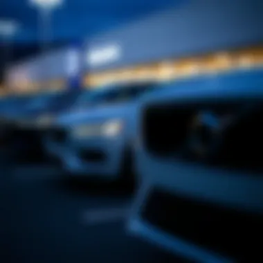 Local dealership showcasing used Volvo vehicles