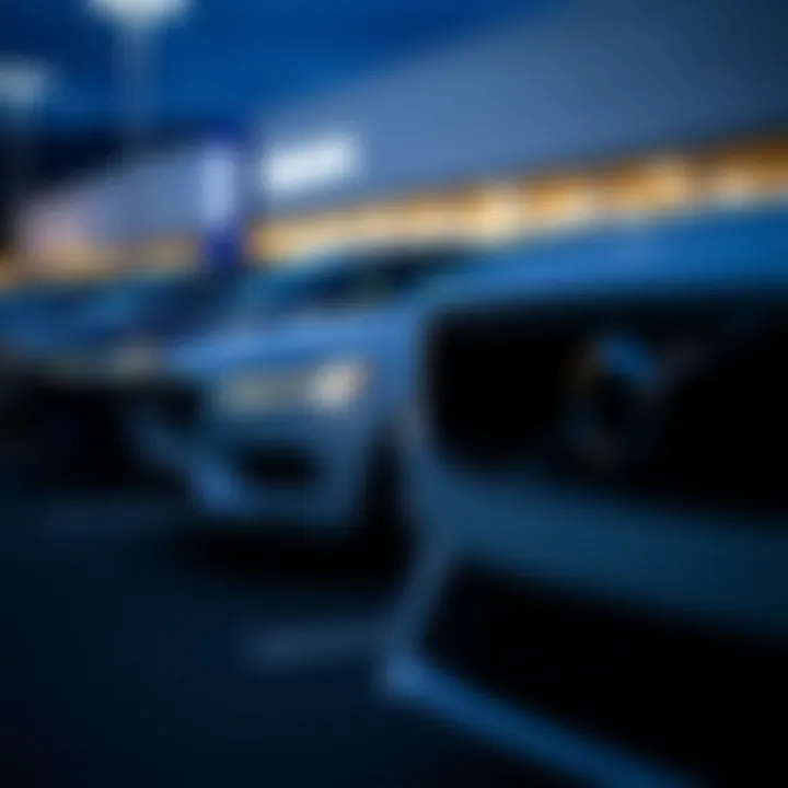 Local dealership showcasing used Volvo vehicles