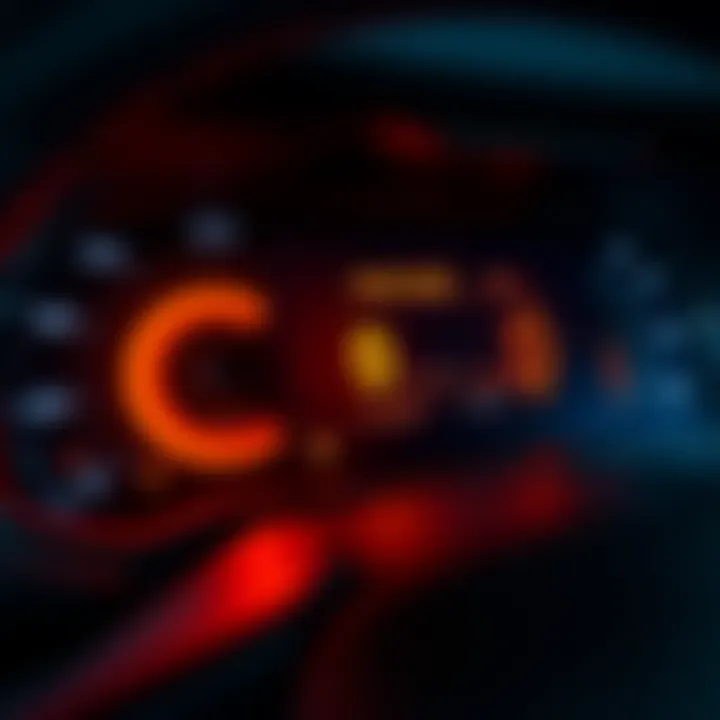 Dashboard display of an electric vehicle showing real-time voltage metrics