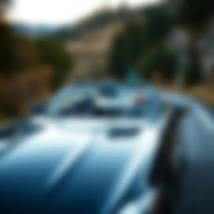 Unforgettable Driving Experience in a Convertible Driving experience captured on a scenic route