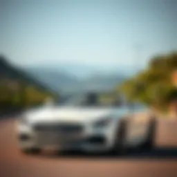 Stylish and sleek design of a used Mercedes convertible