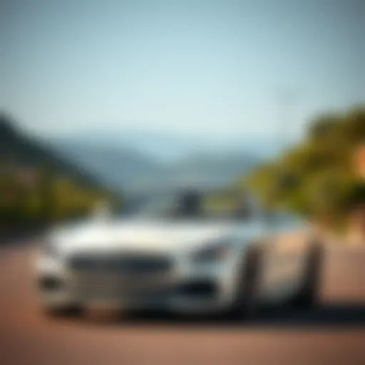 The Allure of Mercedes Convertibles Stylish and sleek design of a used Mercedes convertible