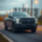 Exterior view of Ford F150 showcasing safety design