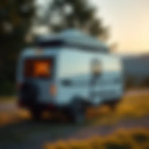 Exterior view of the Fun Finder X Camper showcasing its sleek design and modern features