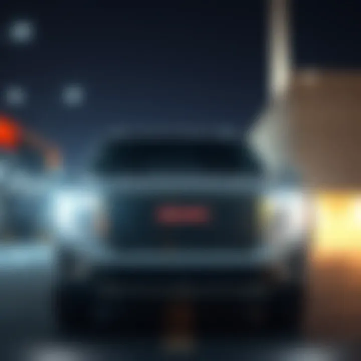 Exterior Design of GMC Suburban 2022 Sleek exterior design of the GMC Suburban 2022