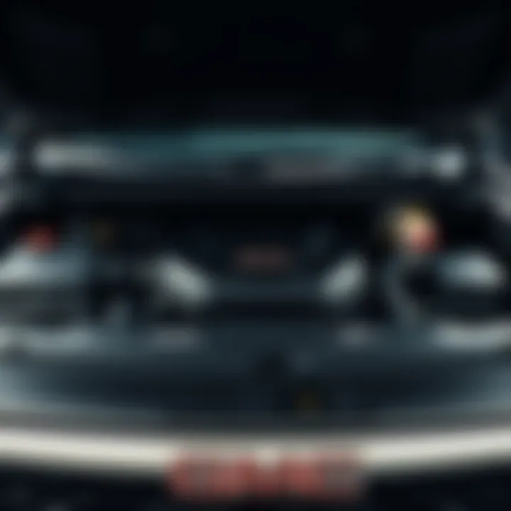 GMC Sierra 1500 5.3 V8 engine under the hood