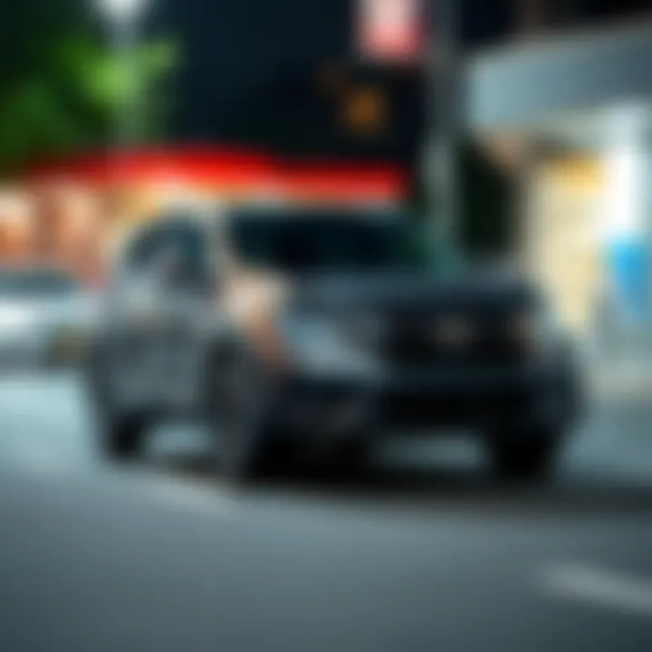 Versatile Honda CR-V in Urban Setting Honda CR-V parked in an urban setting demonstrating versatility
