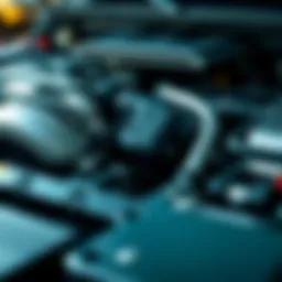 Hummer H2 engine close-up showing intricate details