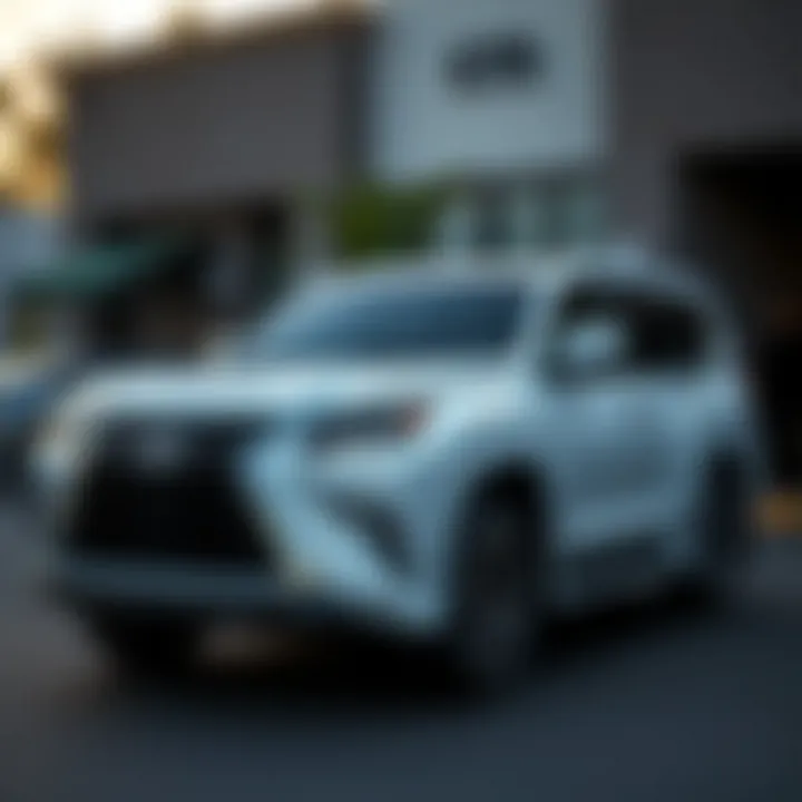 Robust Design of the 2022 Lexus GX470 Exterior view of the 2022 Lexus GX470 showcasing its robust design