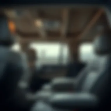 Luxury Interior Features of the 2022 Lexus GX470 Interior cabin of the 2022 Lexus GX470 highlighting luxury features