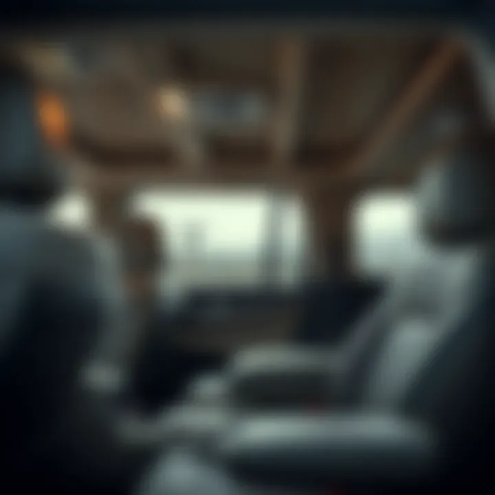 Luxury Interior Features of the 2022 Lexus GX470 Interior cabin of the 2022 Lexus GX470 highlighting luxury features