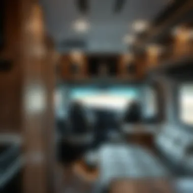 High-Quality Materials in the Coachmen Freedom Express Close-up of the high-quality materials used in the trailer