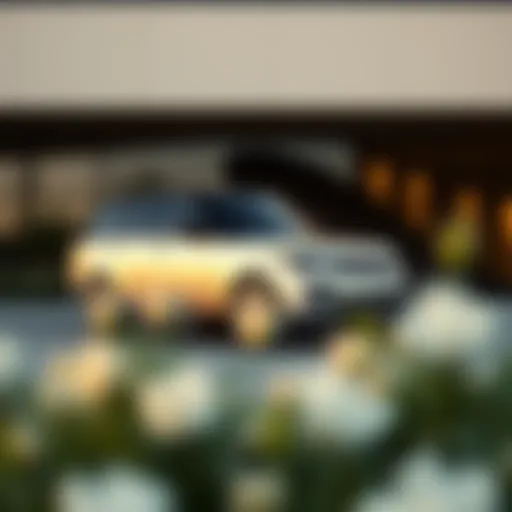 Elegant exterior design of the Range Rover