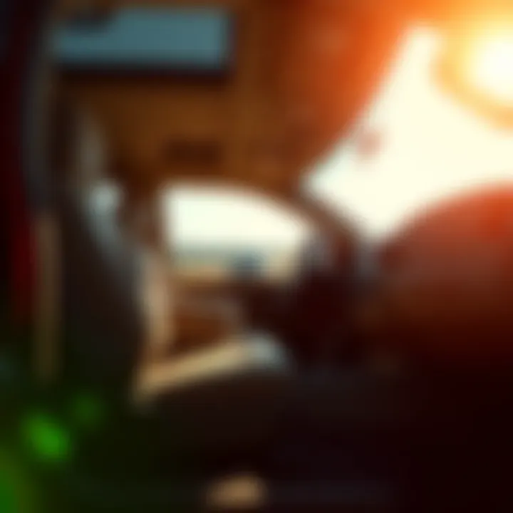 Interior layout displaying features and comfort of the 2005 Dodge 3500