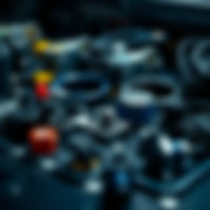 Understanding the Ignition System Ignition system components laid out for inspection