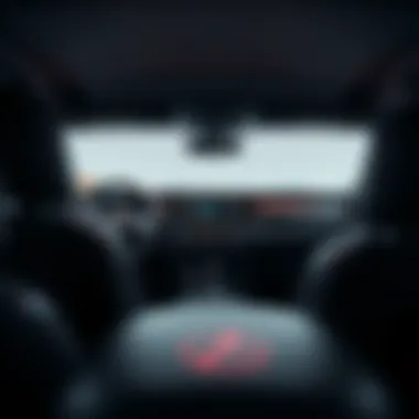 Interior view of a Jeep highlighting technology and comfort