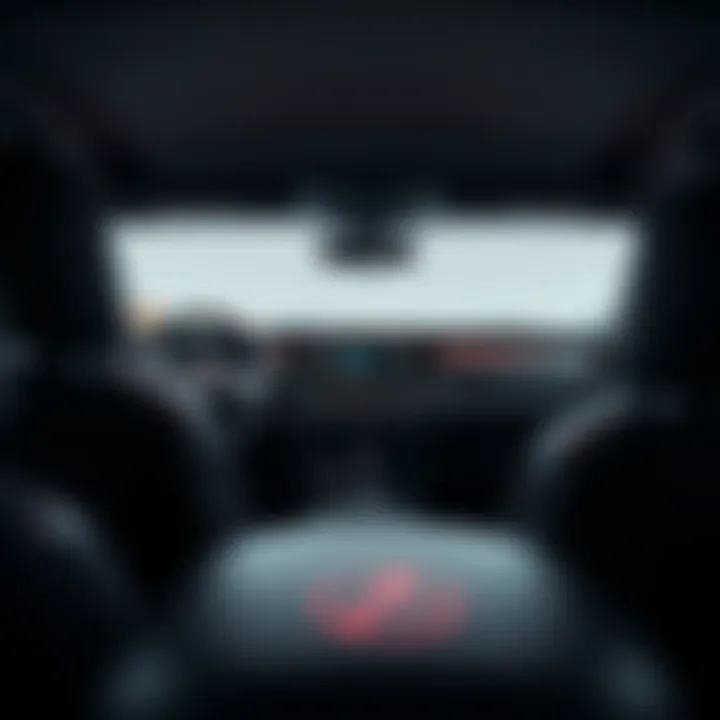 Interior view of a Jeep highlighting technology and comfort