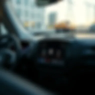 Innovative Safety Features of the Jeep Renegade Safety features displayed through digital interface of Jeep Renegade