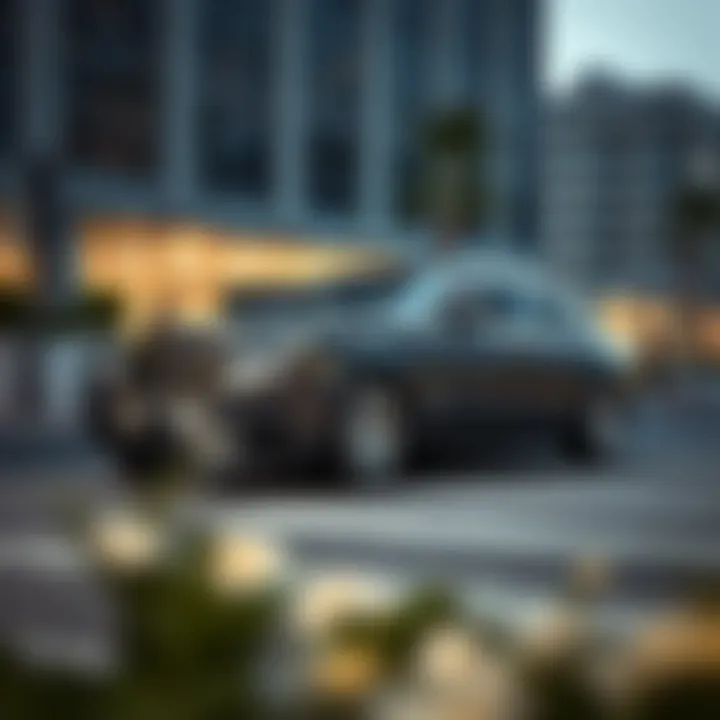 An elegant Kerbeck Rolls Royce parked in an urban setting, highlighting its design