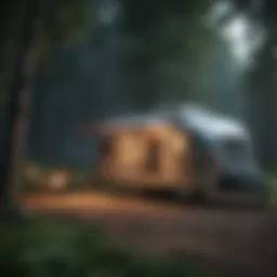Exterior design of a Kingdom Camping Trailer showcasing modern aesthetics