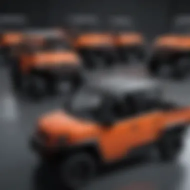 Various types of Kubota Sidekick doors displayed side by side.